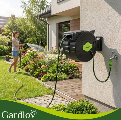 Gardlov automatinė sodo žarnos ritė, 20 m