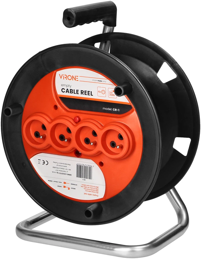 Orno Zwijak Kabelio ritė IP20 4x2P+Z 16A 230V