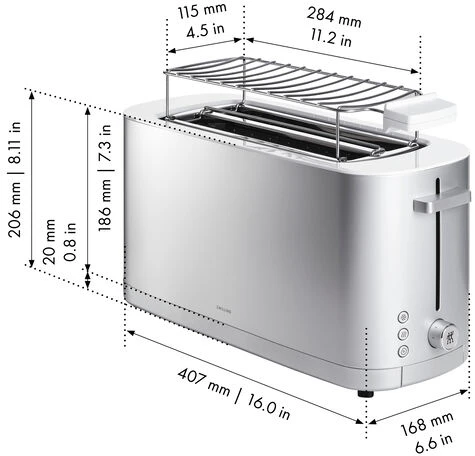 Skrudintuvas ZWILLING 53009-000-0 Enfinigy, sidabrinis