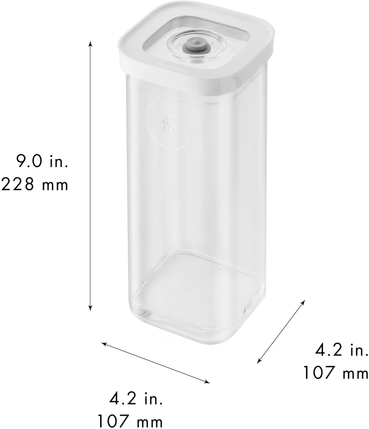 „Zwilling“ – „Fresh Save“, CUBE Box 3S – skaidriai balta