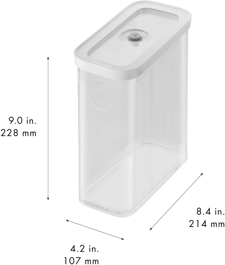 „Zwilling“ – „Fresh Save“, CUBE dėžutė – skaidri-balta – 3M