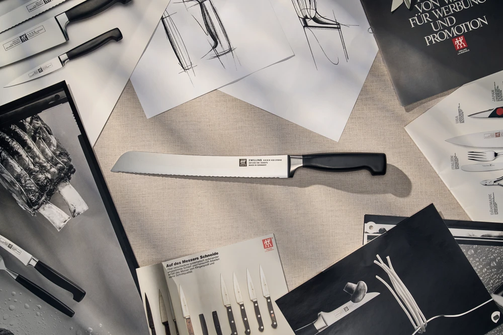 Zwilling - Keturių žvaigždučių duonos peilis - 23 cm