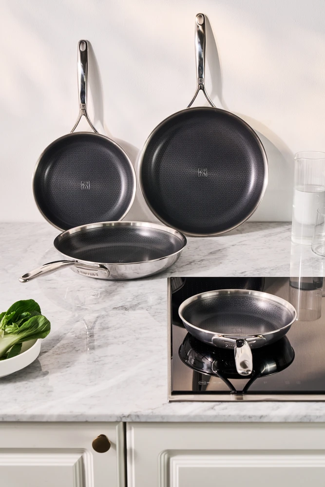 Zwilling - „Peak“ keptuvių rinkinys - 18/10 nerūdijančio plieno - 20 cm, 24 cm, 28 cm
