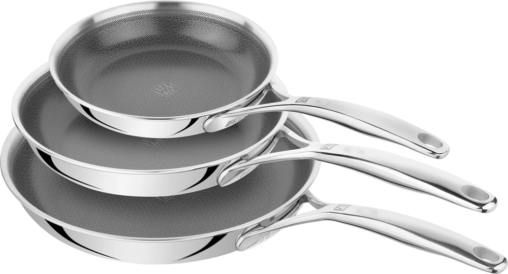 Zwilling - „Peak“ keptuvių rinkinys - 18/10 nerūdijančio plieno - 20 cm, 24 cm, 28 cm