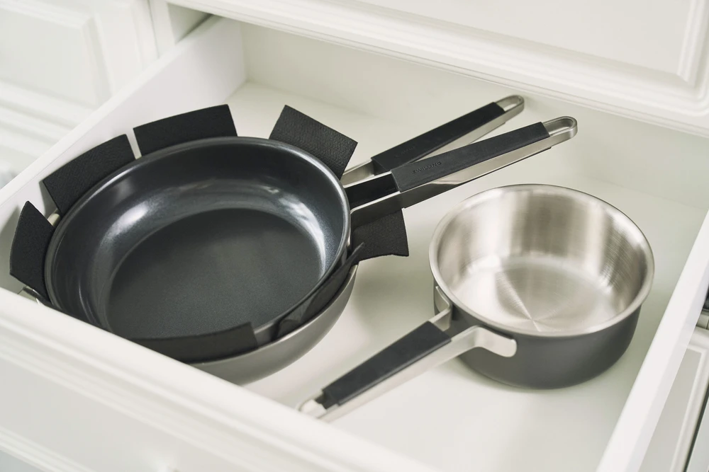 Zwilling - Pure puodų ir keptuvių rinkinys - pilkas - 3 dalių