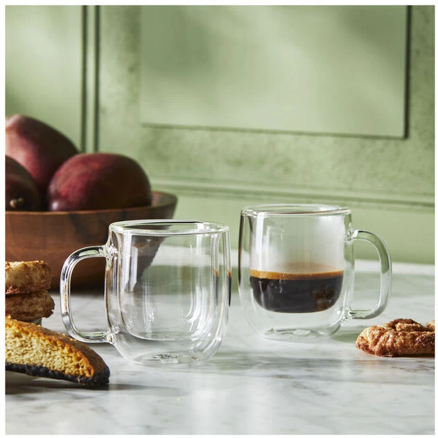 Gėrimų Indai - ZWILLING Sorrento Espresso Stiklai 2x80 ml Dvigubo Sienelės
