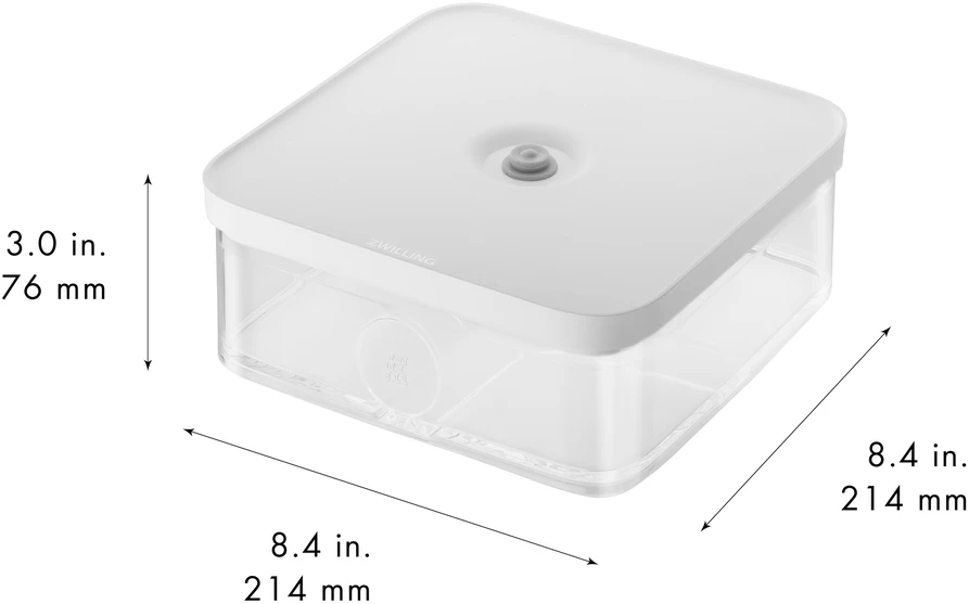 Zwilling - Šviežia ir taupi, KUBO dėžutė - skaidri-balta - L