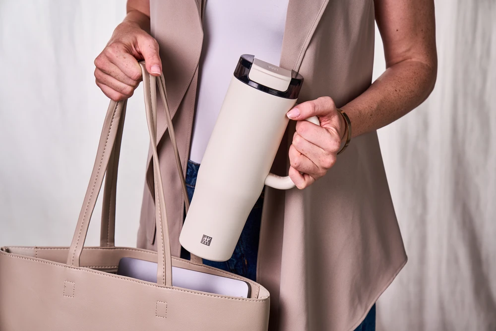 Zwilling - termo šiaudelių stiklinė - kreminė - 900 ml