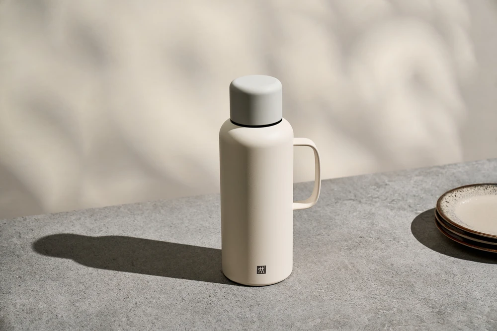ZWILLING THERMO PLUS Termo puodelis – 1.2 ltr, kreminė