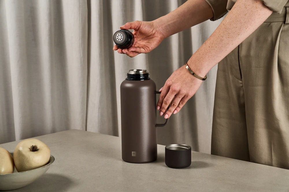 ZWILLING THERMO PLUS Termo puodelis – 1.2 ltr, ruda
