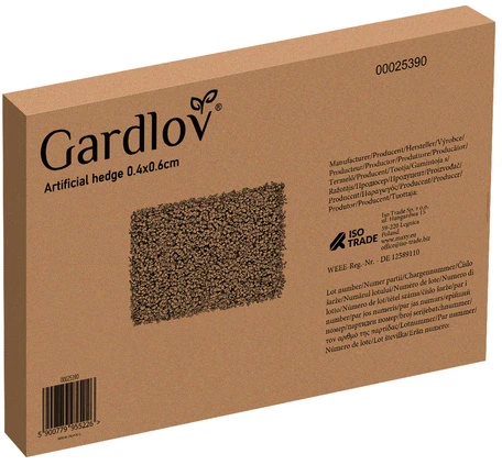 Dirbtinė balkono gyvatvorė 0,4x0,6 cm Gardlov25390