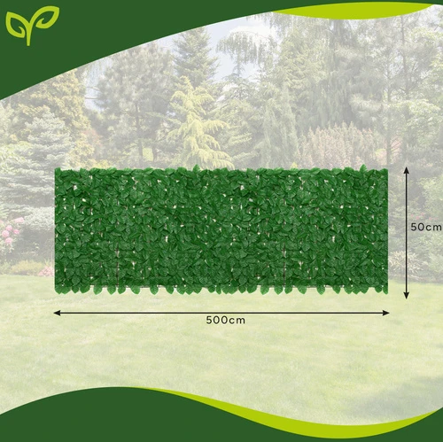 Dirbtinė gyvatvorė balkonui 5x0,5m Gardlov 25342