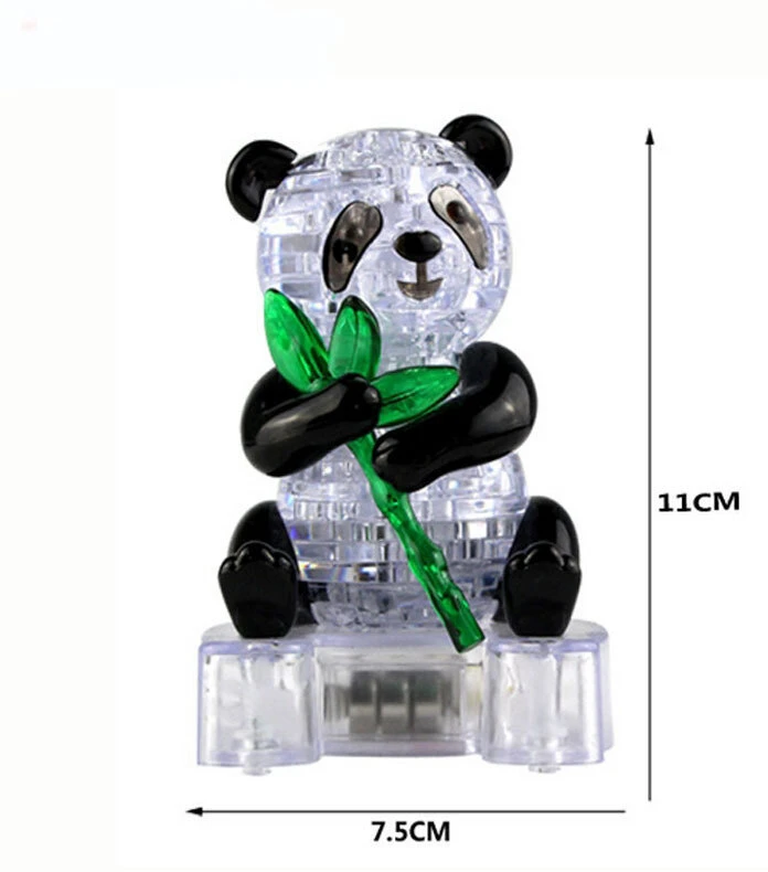 3D galvosūkis Panda Crystal Blocks