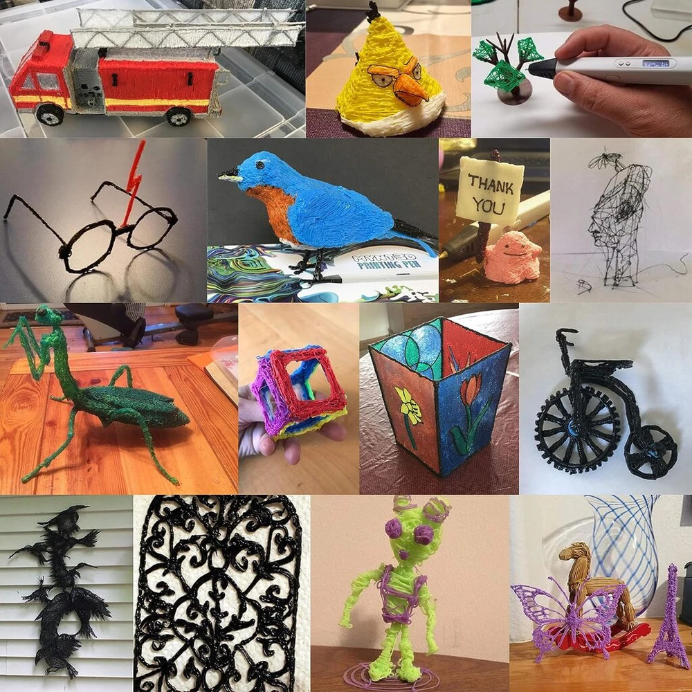 3D spausdinimo rašiklis su ekranu