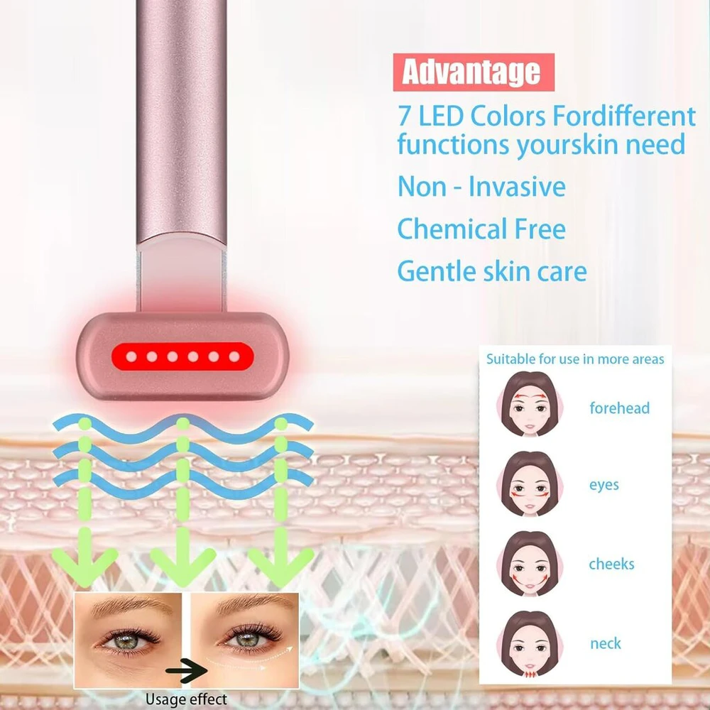 7-in-1 LED grožio lazdelė