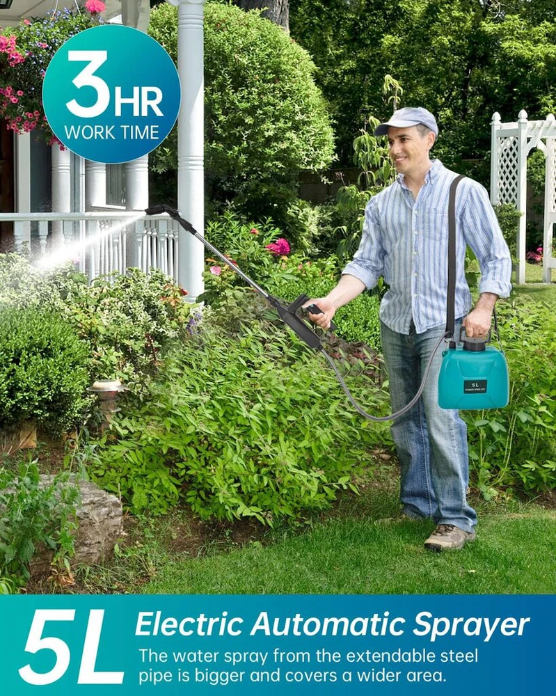 Akumuliatorinis purkštuvas Power Sprayer, 5 l