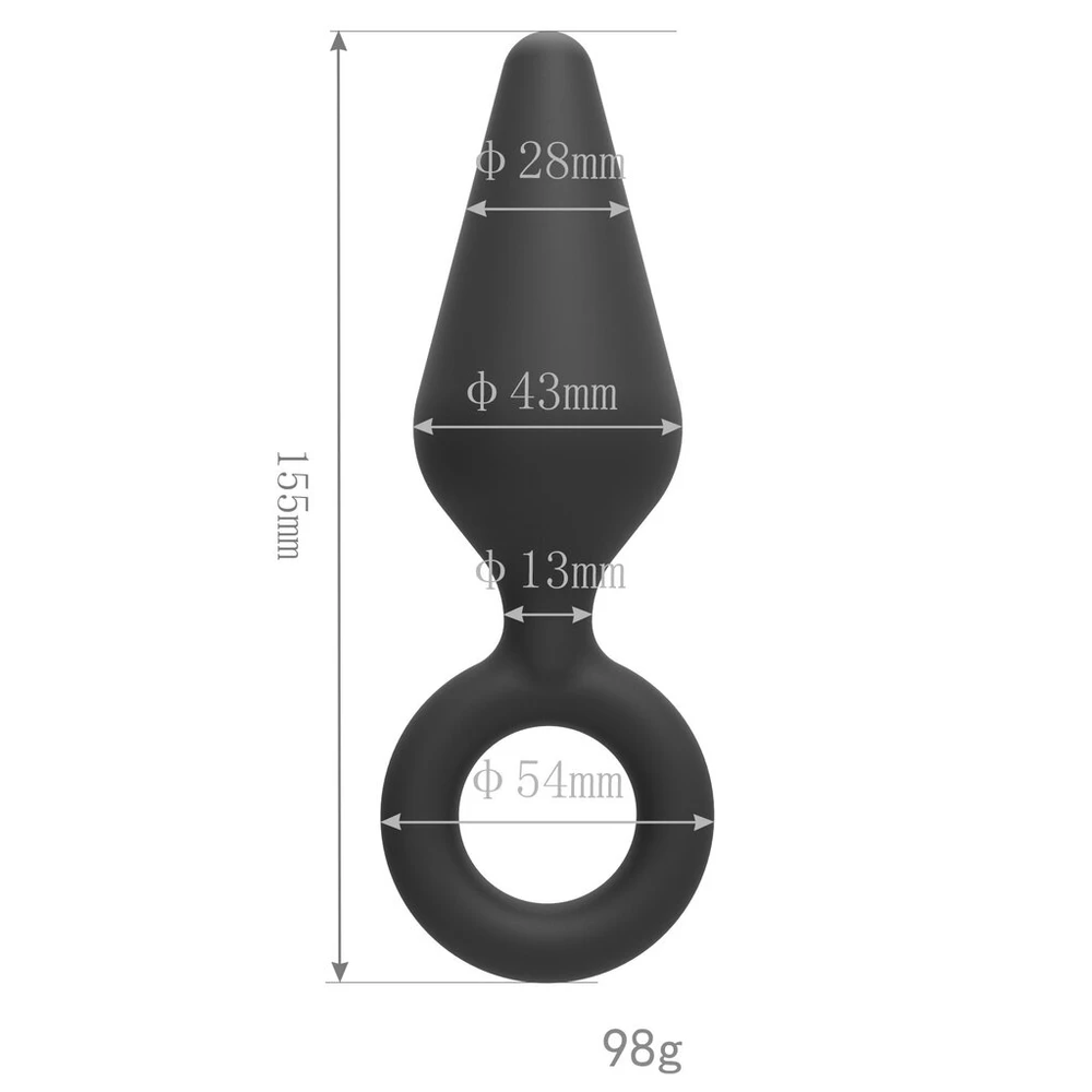 Analinis kaištis Butt Plug, 28 mm