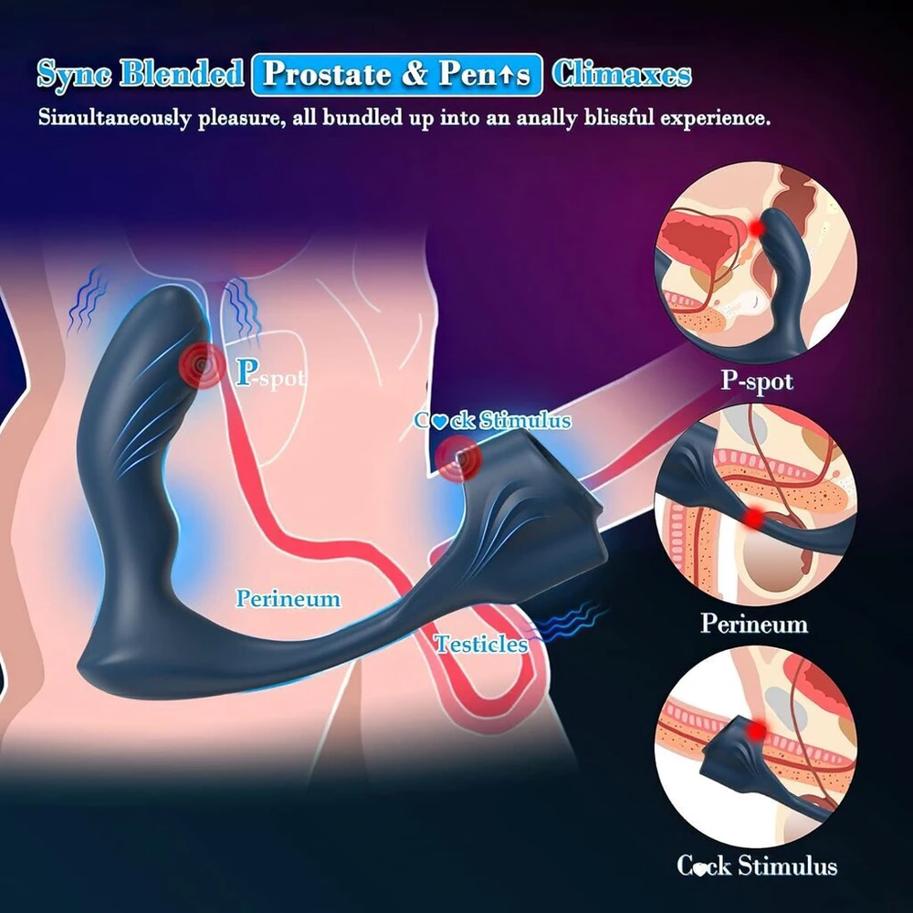Analinis vibratorius 3in1 su nuotolinio valdymo pulteliu