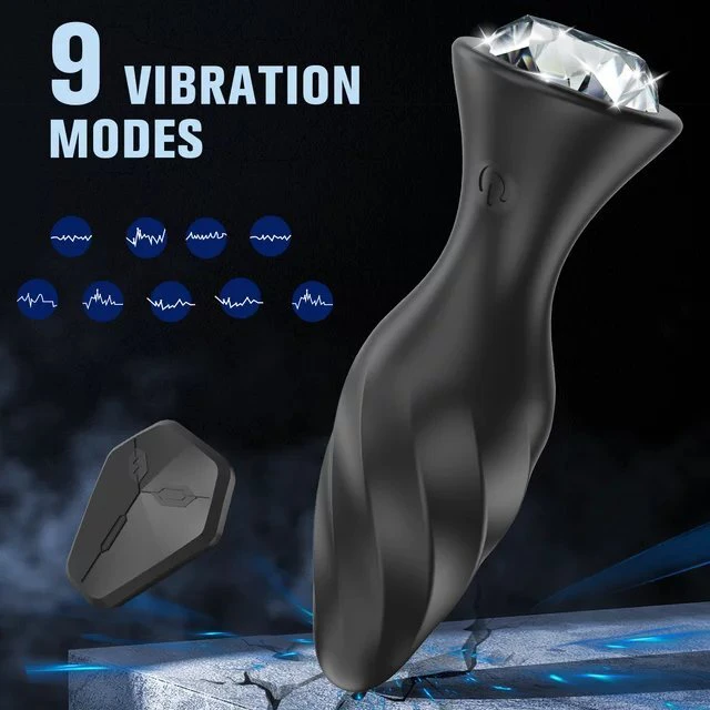 Analinis vibratorius - masažuoklis, nuotolinio valdymo pultas + APP valdymas