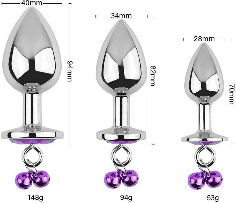Analinių kištukų rinkinys Anal Plug Set, 3 vnt.