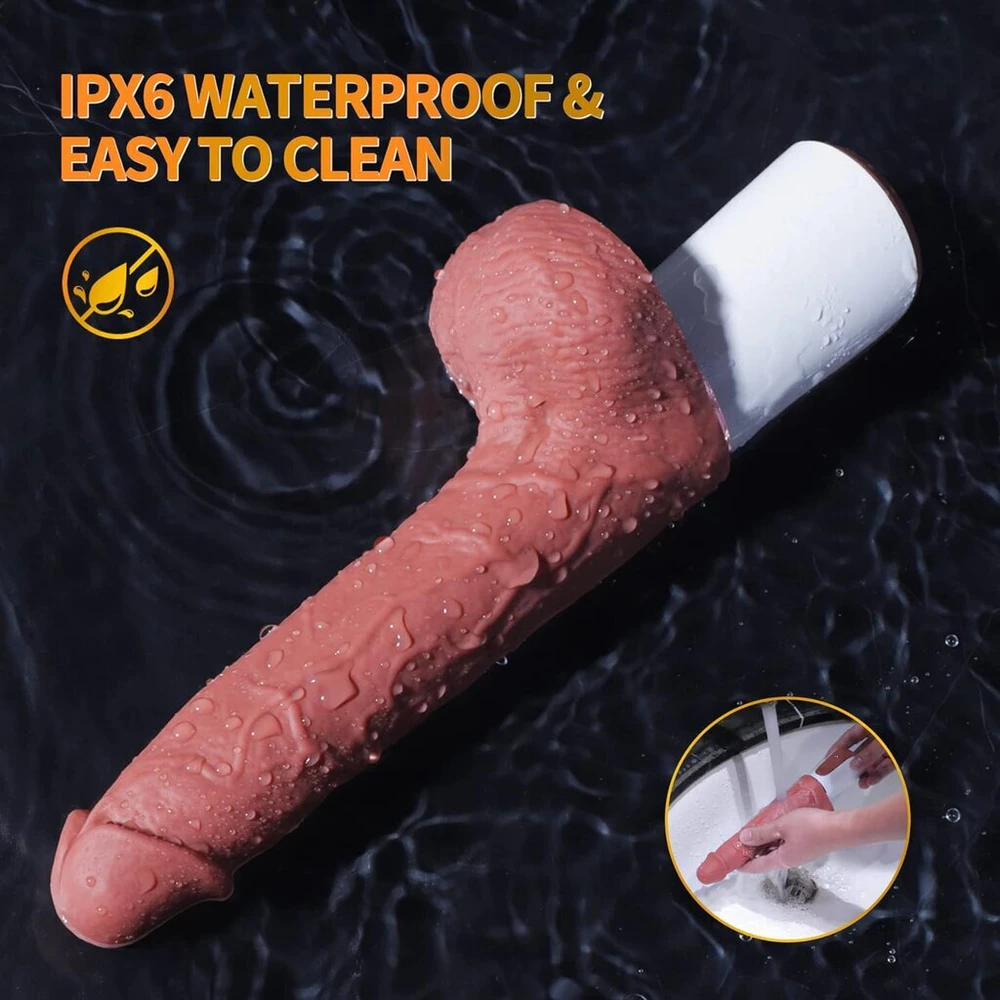 Automatinis dildo su nuotolinio valdymo pulteliu