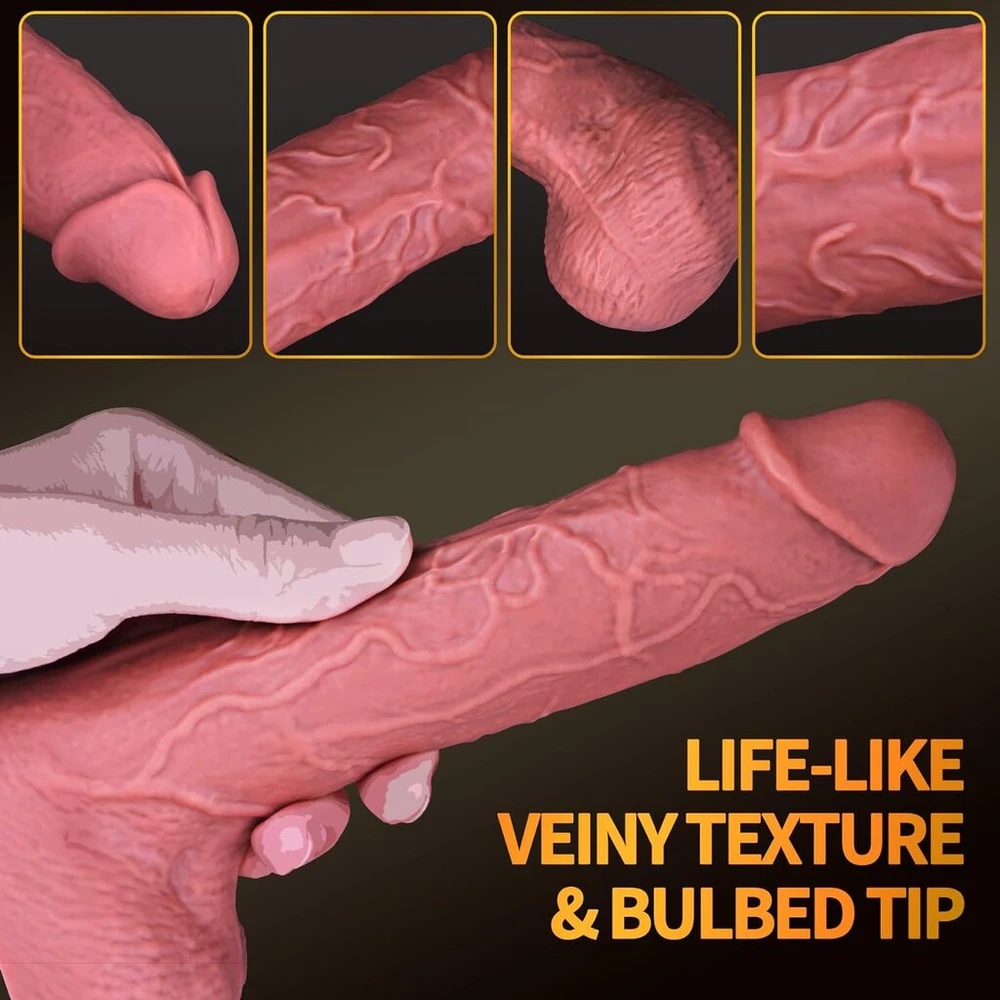 Automatinis dildo su nuotolinio valdymo pulteliu