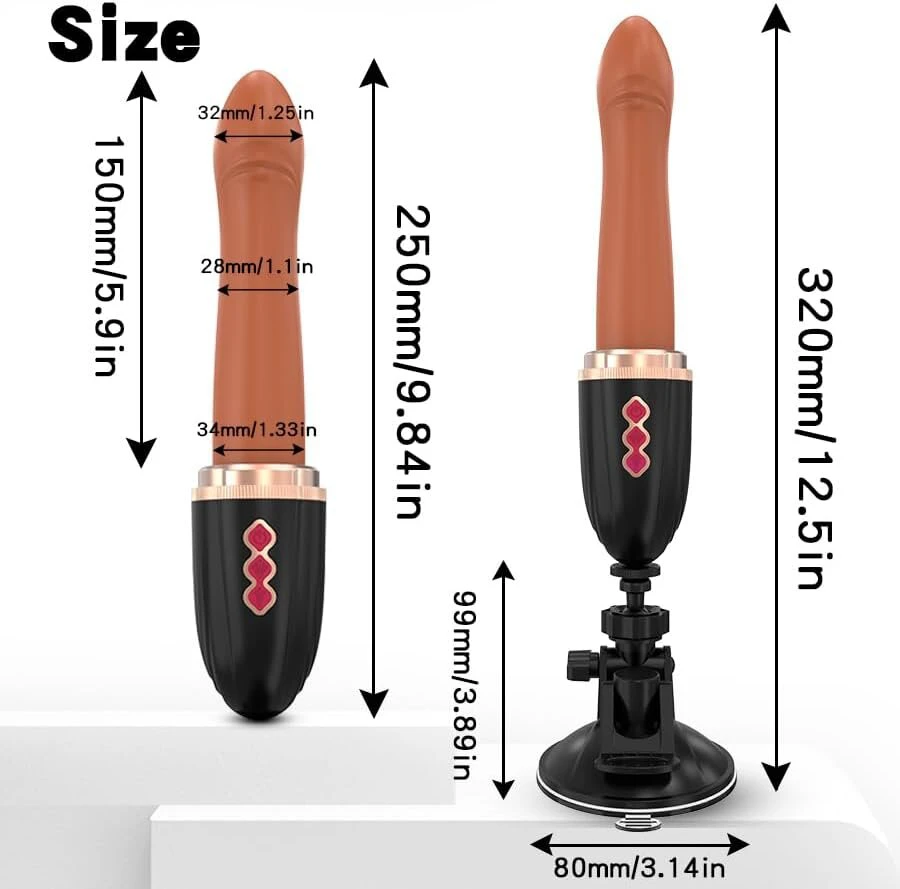 Automatinis dildo su nuotolinio valdymo pulteliu