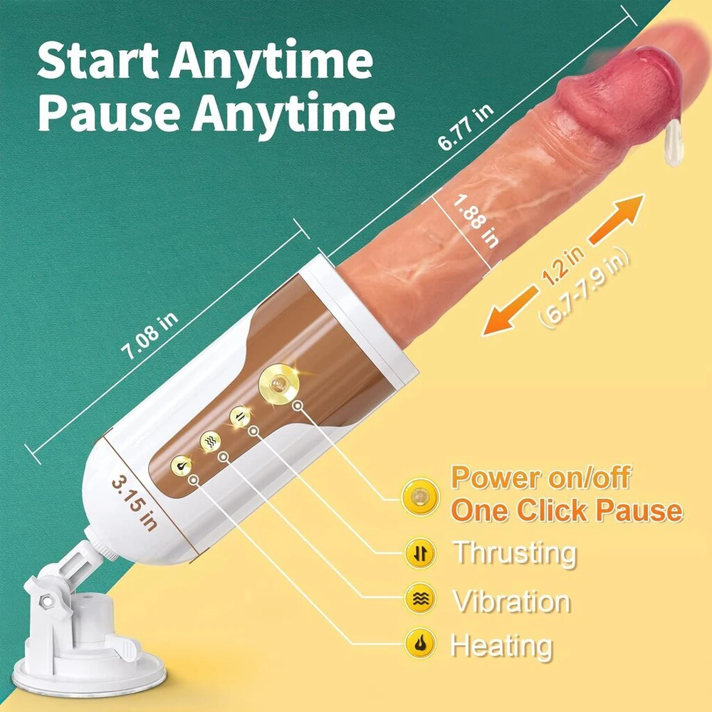 Automatinis dildo su nuotolinio valdymo pulteliu
