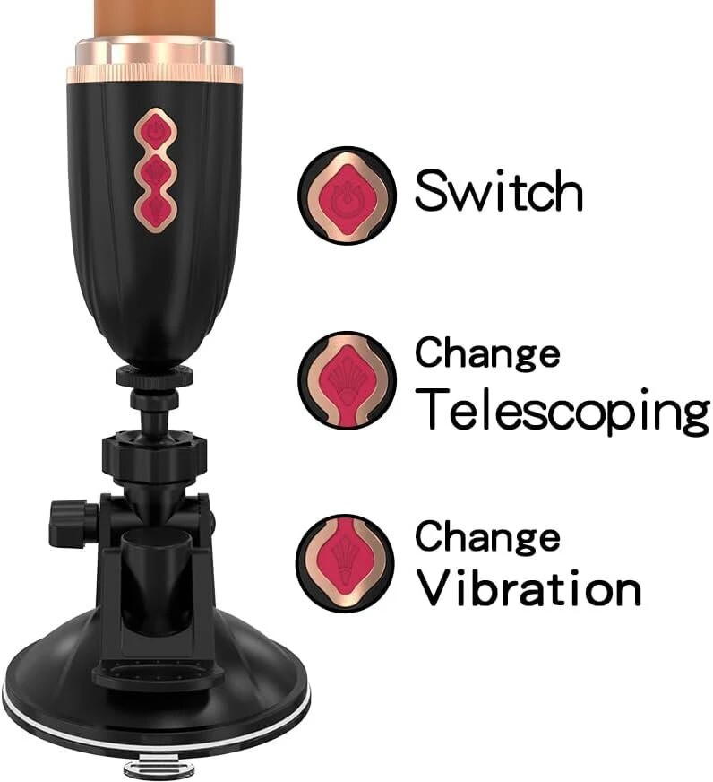 Automatinis dildo su nuotolinio valdymo pulteliu