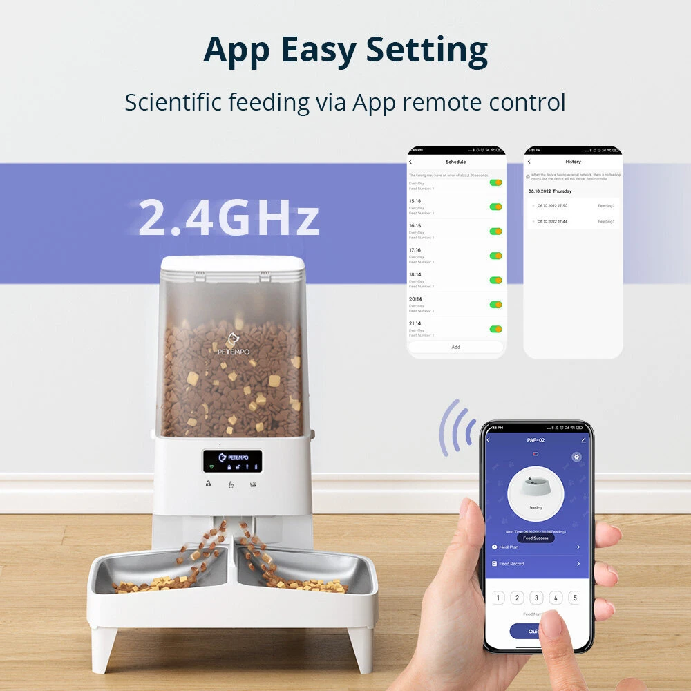 Automatinis šėrykla augintiniams su APP valdymu