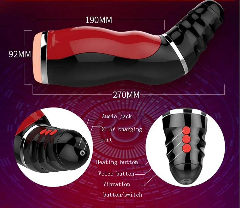 Automatinis vyriškas masturbatorius