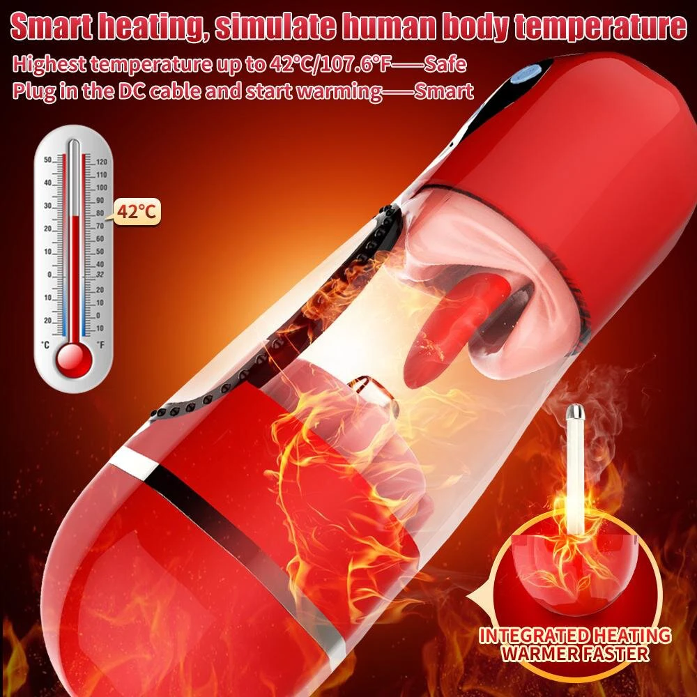 Automatinis vyriškas masturbatorius 2in1 Pleasure, baltas