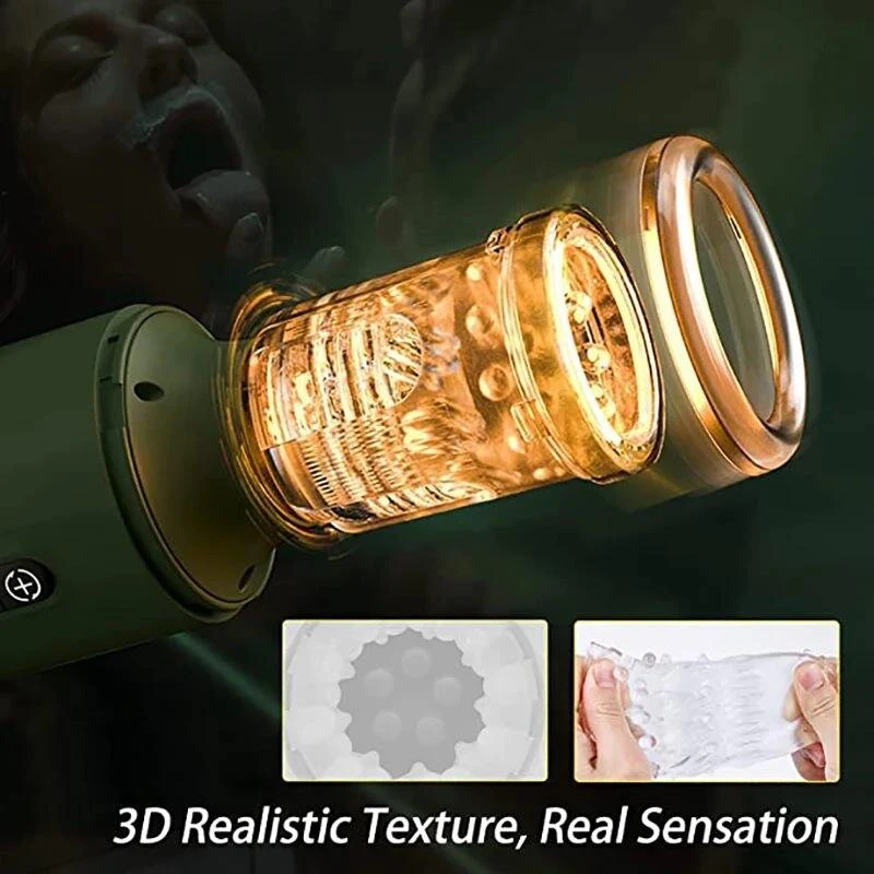 Automatinis vyriškas masturbatorius Deep Throat