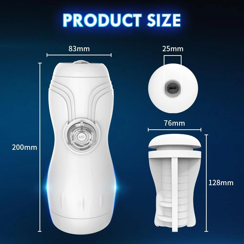 Automatinis vyriškas masturbatorius Electric Airplane Cup