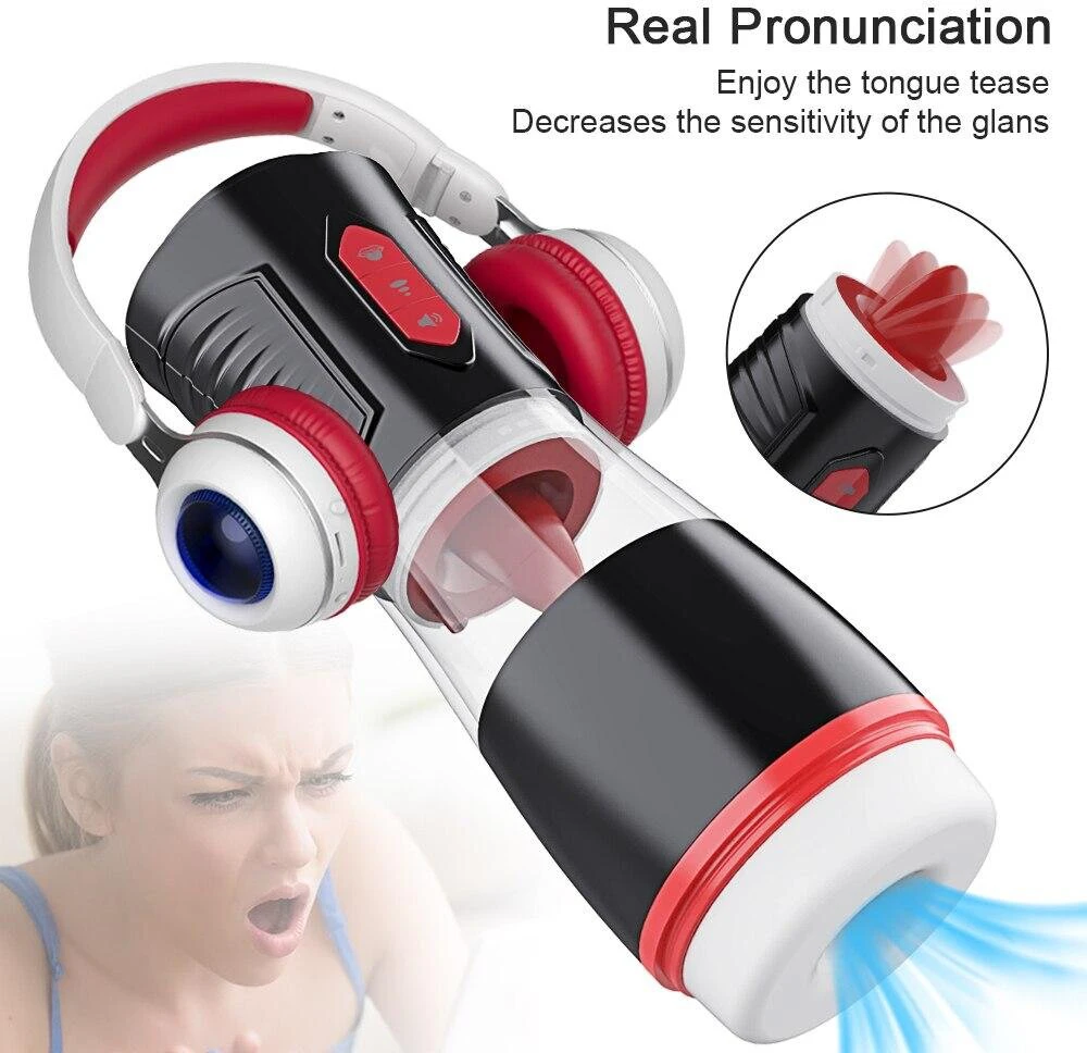 Automatinis vyriškas masturbatorius Oral Pleasure