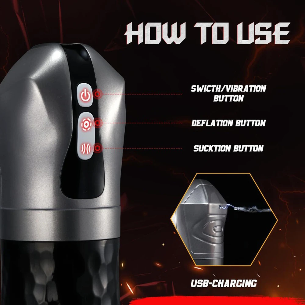 Automatinis vyriškas masturbatorius Smart Tongue