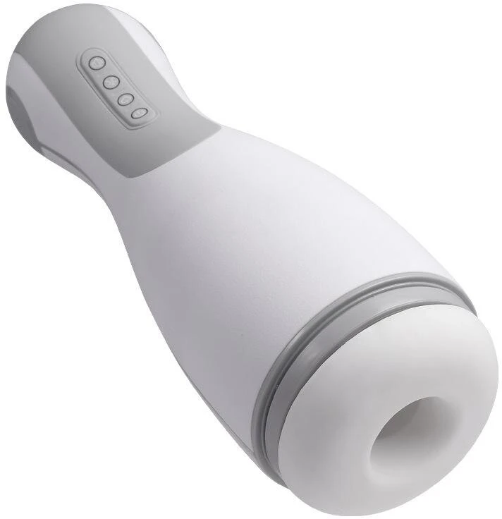 Automatinis vyriškas masturbatorius Smart Airplane Cup, baltas