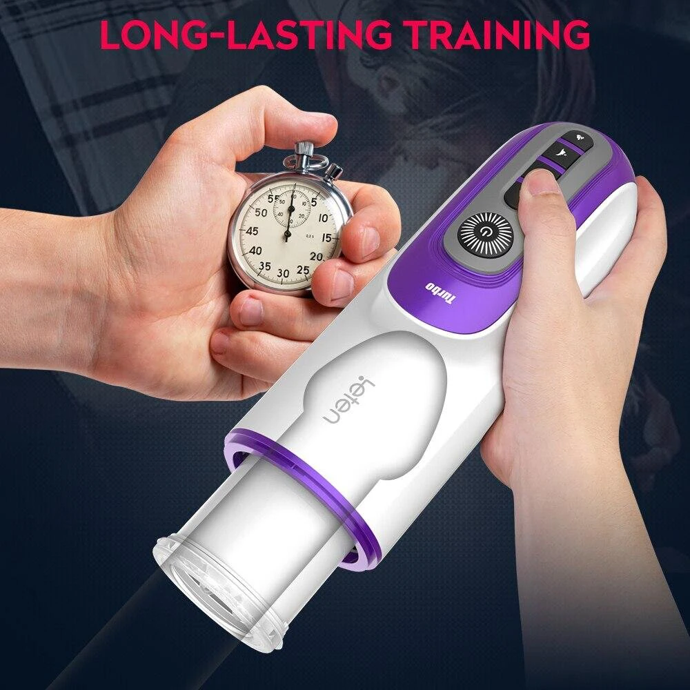 Automatinis vyriškas masturbatorius Turbo, violetinė