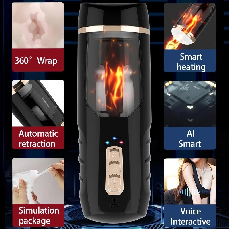 Automatinis vyriškas masturbatorius Venessa