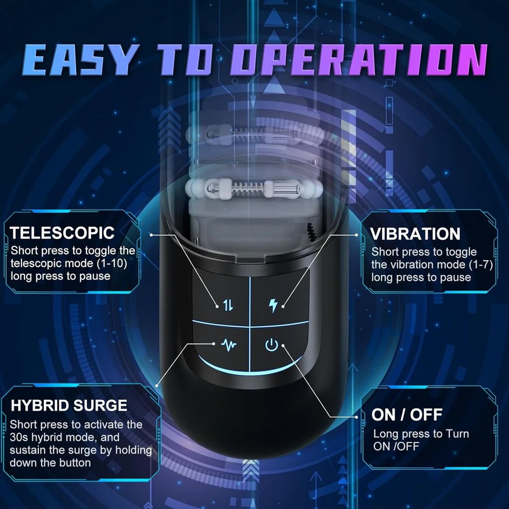 Automatinis vyrų masturbatorius