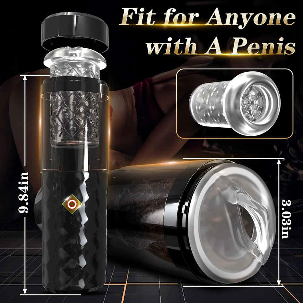 Automatinis vyrų masturbatorius 2in1