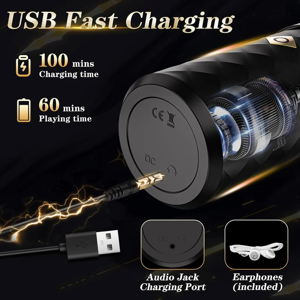 Automatinis vyrų masturbatorius 2in1