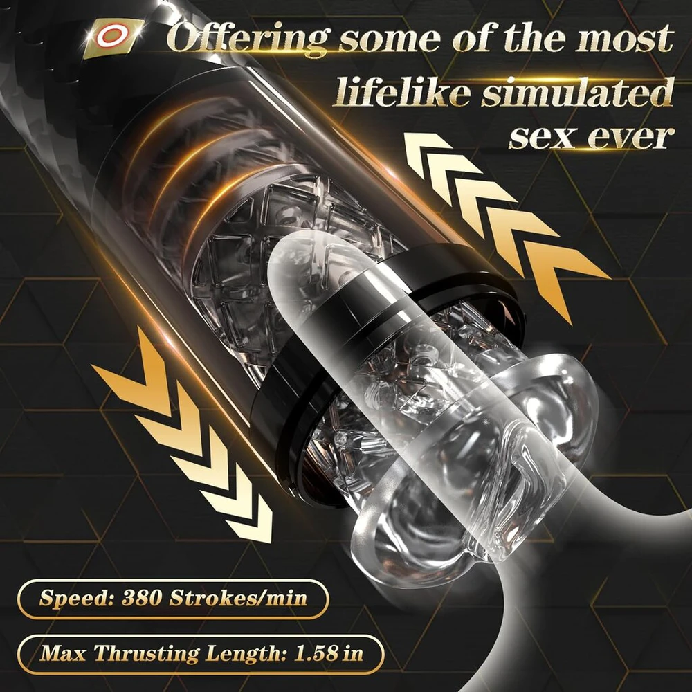 Automatinis vyrų masturbatorius 2in1