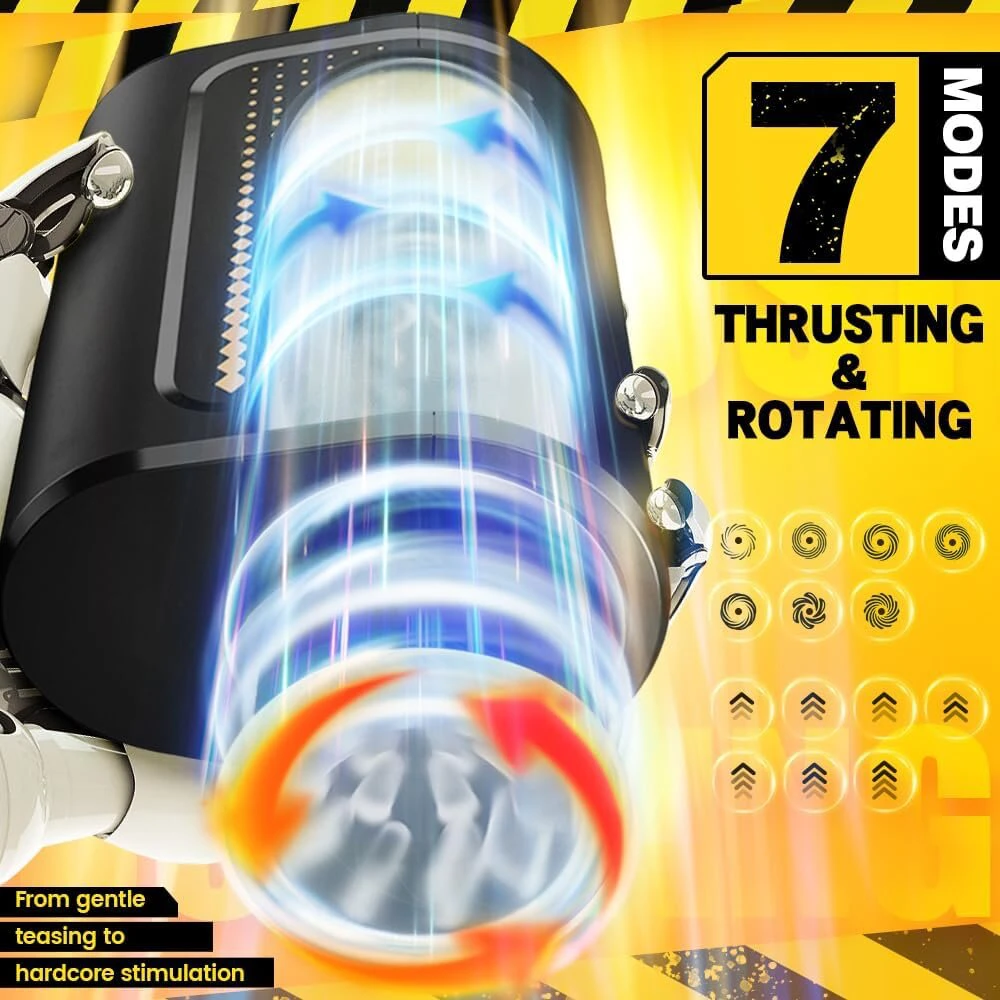 Automatinis vyrų masturbatorius 2in1