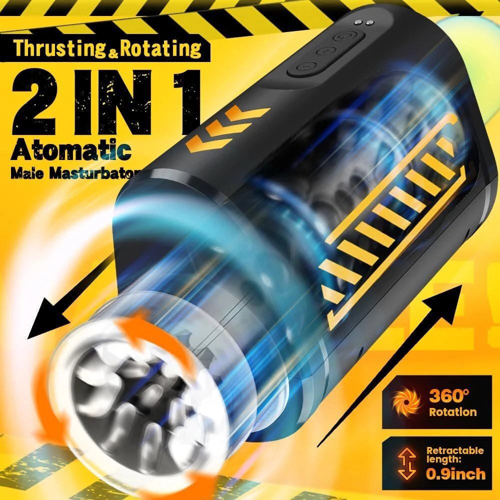 Automatinis vyrų masturbatorius 2in1