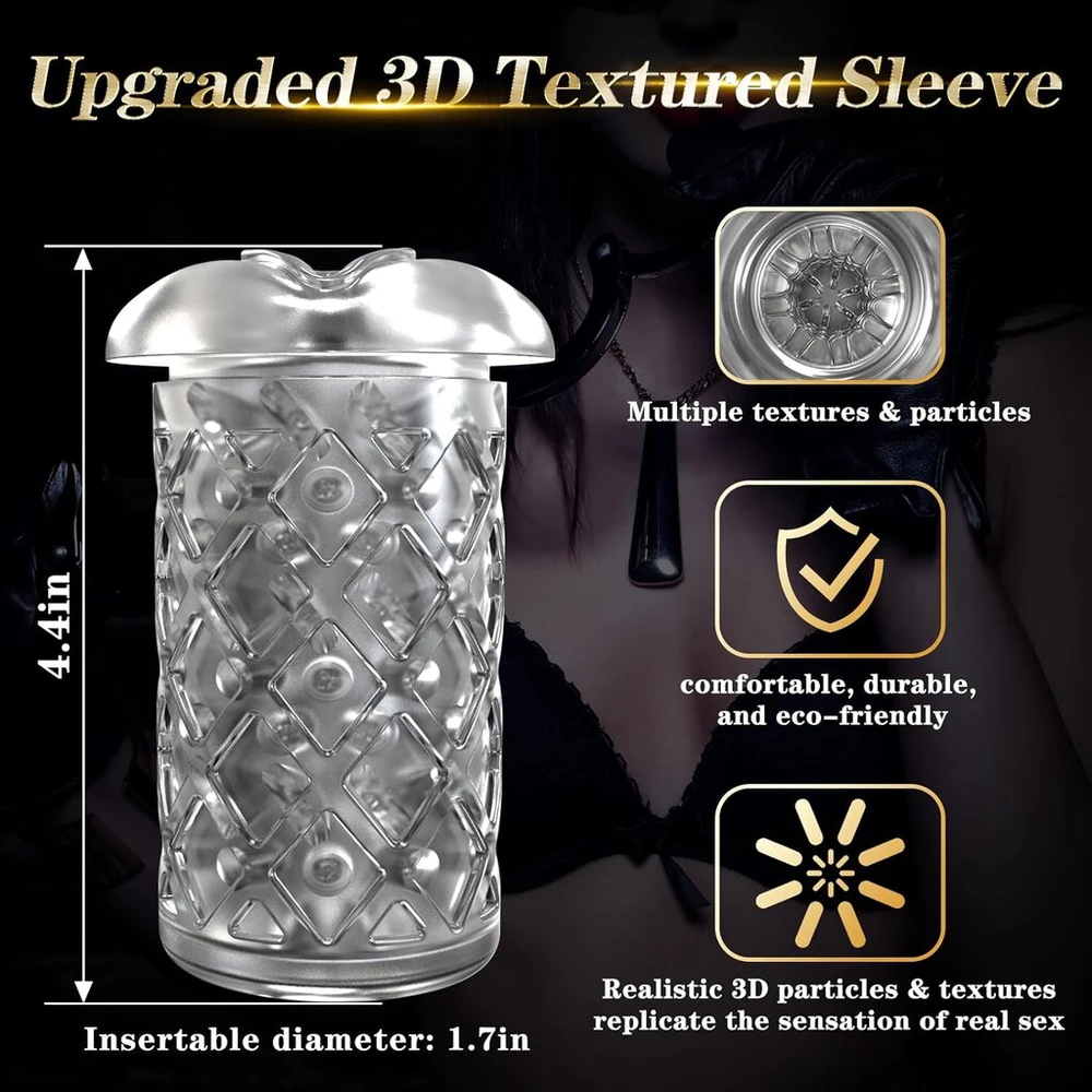 Automatinis vyrų masturbatorius 2in1