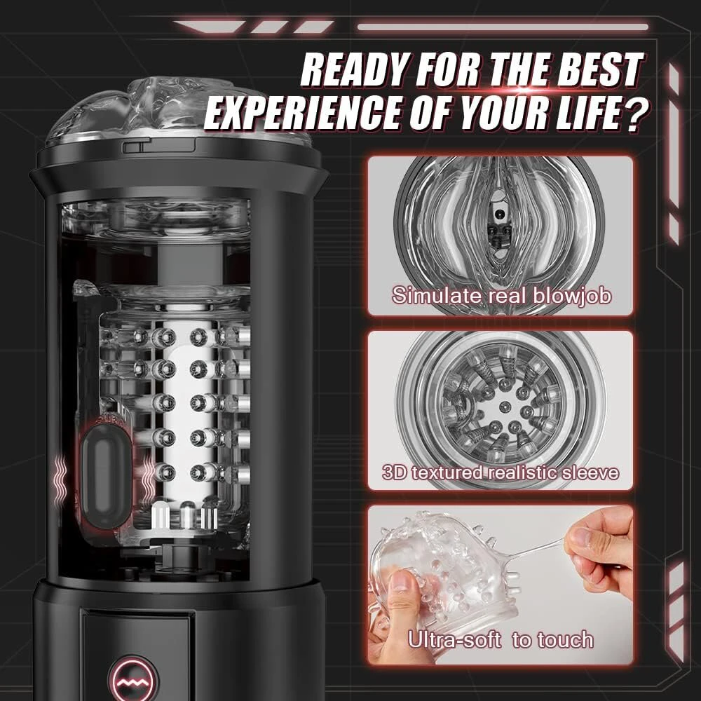 Automatinis vyrų masturbatorius 3in1