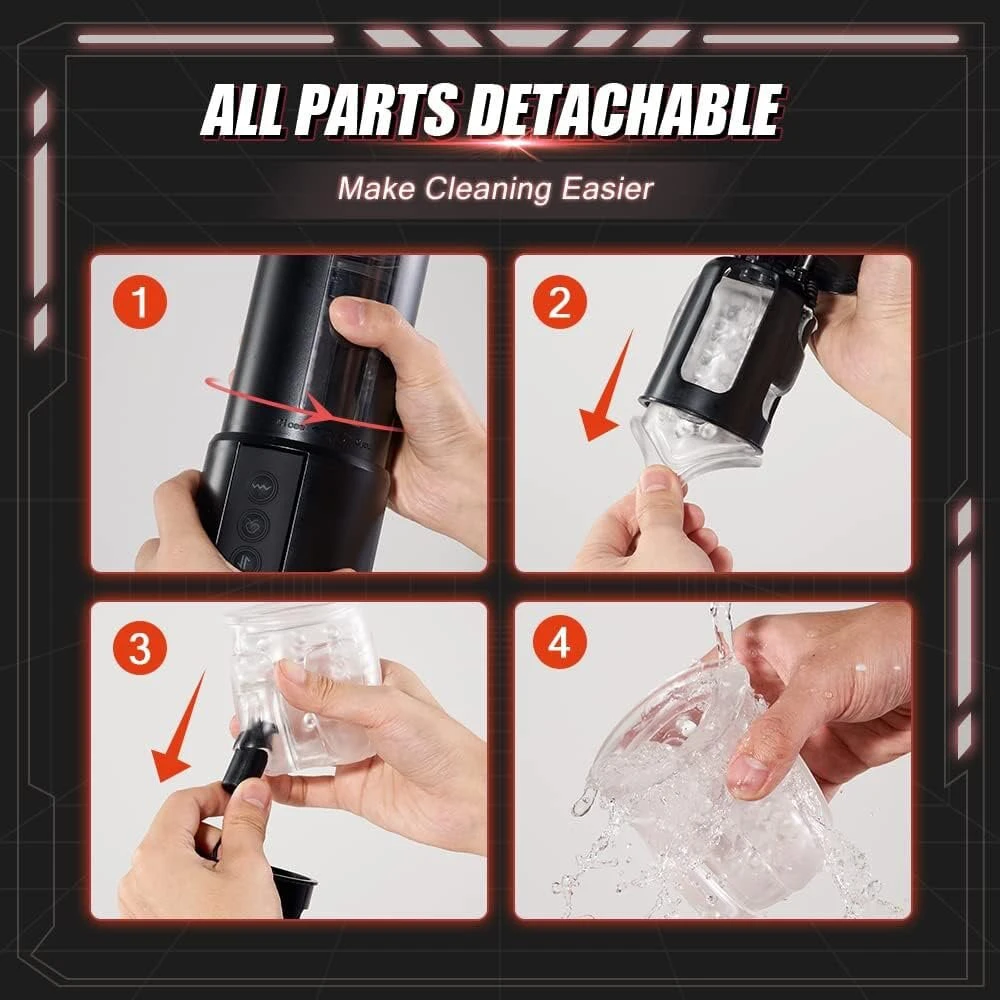 Automatinis vyrų masturbatorius 3in1