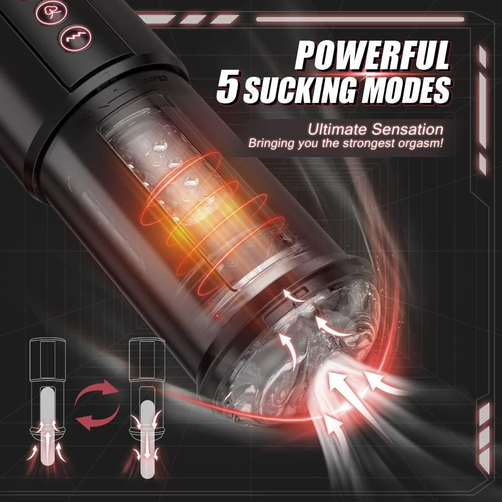 Automatinis vyrų masturbatorius 3in1