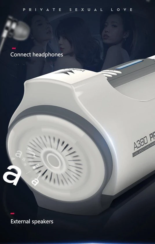 Automatinis vyrų masturbatorius A380 PRO